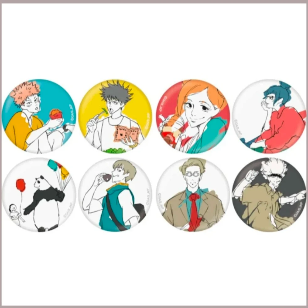 【咒回线稿吧唧】咒术回战ED场贩线稿徽章 盲盒代拆
