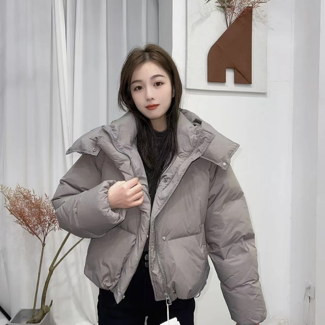 高级短款休闲羽绒服外套女2024冬装新款今年流行加厚羽绒服605