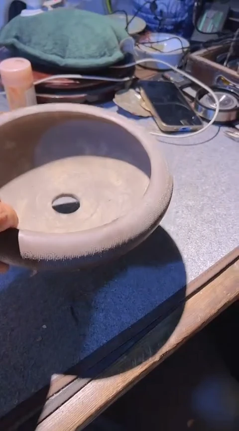 【闪购商品】密胺无瓷紫砂盆10