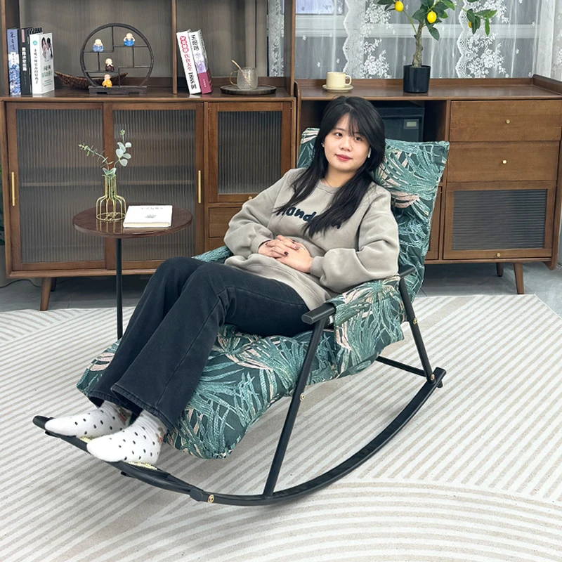 摇椅躺椅可折叠懒人沙发椅休闲午睡椅家用简约现代午睡椅单人摇椅