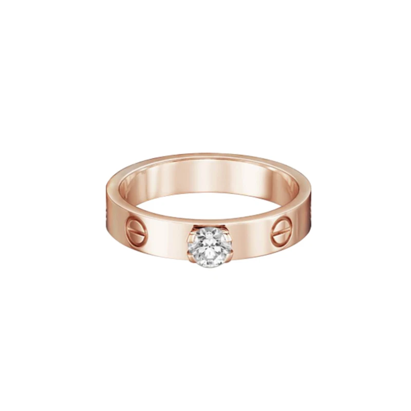 99新 Cartier/卡地亚 LOVE系列 经典百搭0.23ct-0.25ct大钻戒指