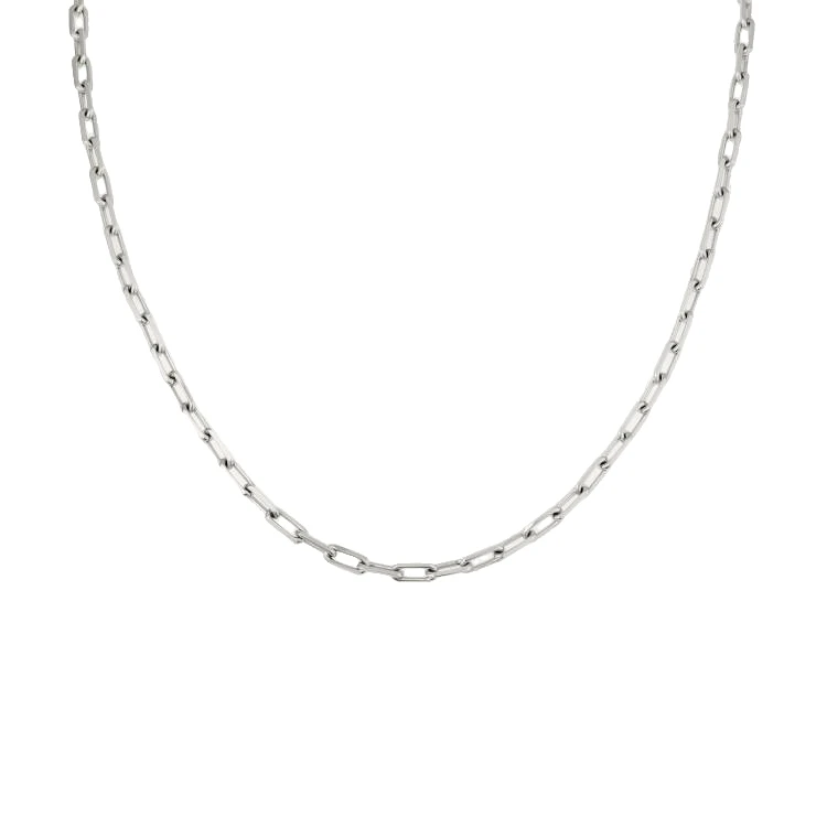 99新 Cartier/卡地亚 Santos de Cartier 系列 白金色斯巴达项链