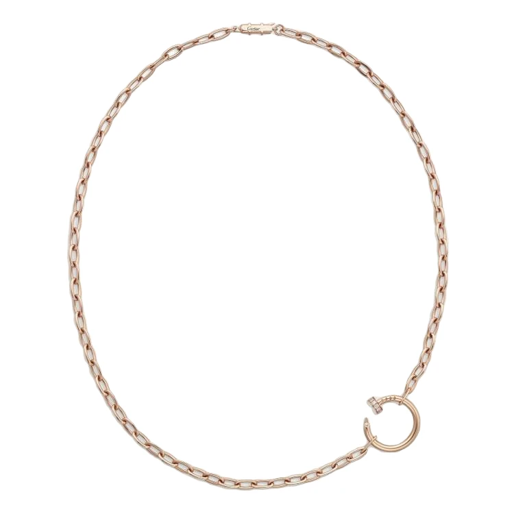 全新未使用 Cartier/卡地亚 JUSTE UN CLOU系列 钉子头尾钻项链