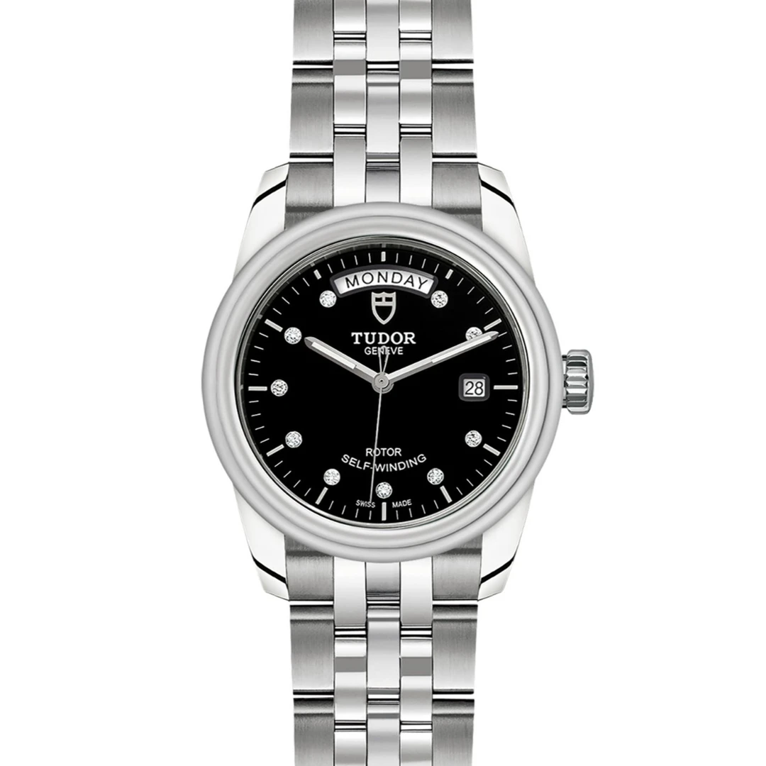 99新 TUDOR/帝舵 骏珏黑钻M56000-0008/公价28000/39mm镶钻