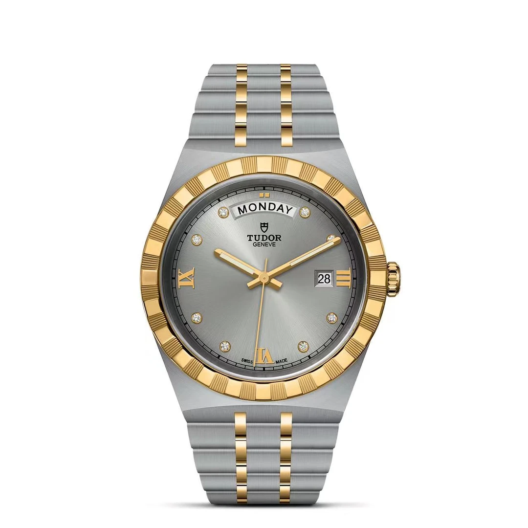 全新未使用 TUDOR/帝舵 帝舵 皇家银金钻/M28603-0002