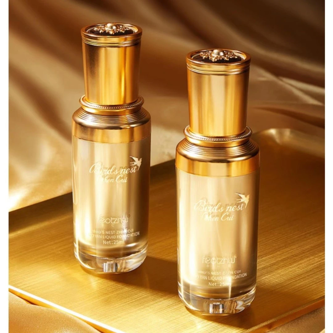 法汀/妮燕窝臻萃锁颜粉底液防水防汗轻薄持久遮瑕控油提亮肤色