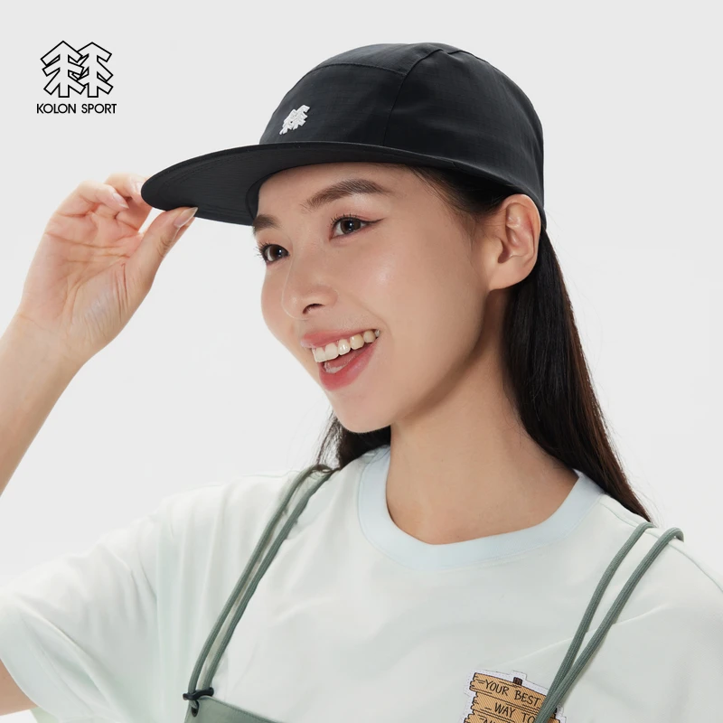KOLON SPORT可隆户外运动休闲登山徒步防泼水拼色露营垂钓棒球帽