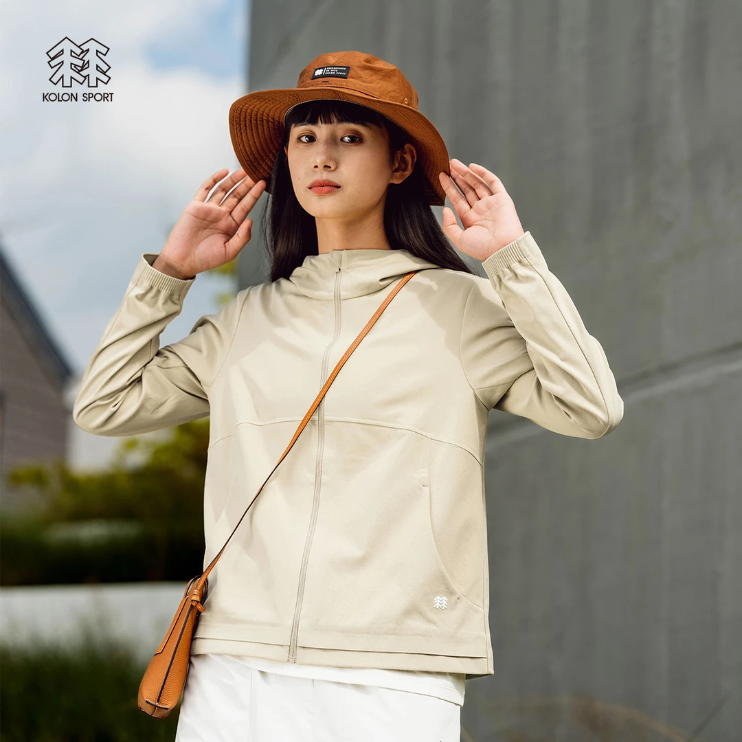 KOLON SPORT/可隆【SECO系列】防晒衣女户外速干夹克防晒抗菌外套
