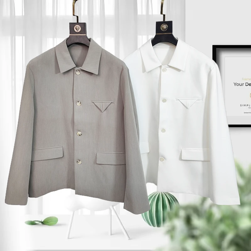 男士秋款休闲短款夹克22394