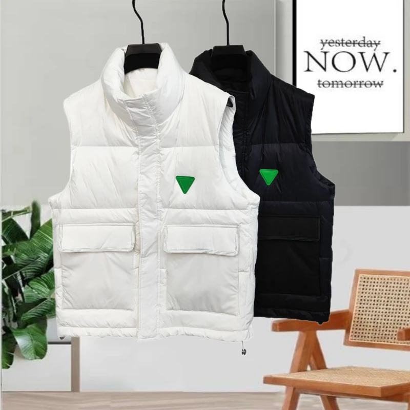 冬季新款韩版潮流修身时尚青年立领百搭帅气短款羽绒马甲外套6619