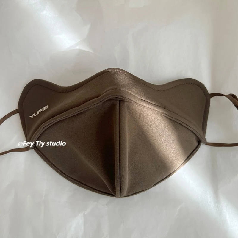 5D立体显脸小秋冬保暖超透气口罩护眼角防风亲肤加绒面罩防晒男女