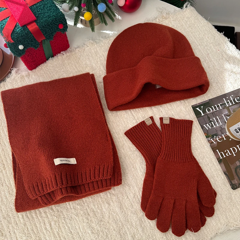 100%澳洲纯羊毛高品质纯色灰色男女情侣两用毛线帽保暖针织冷帽冬