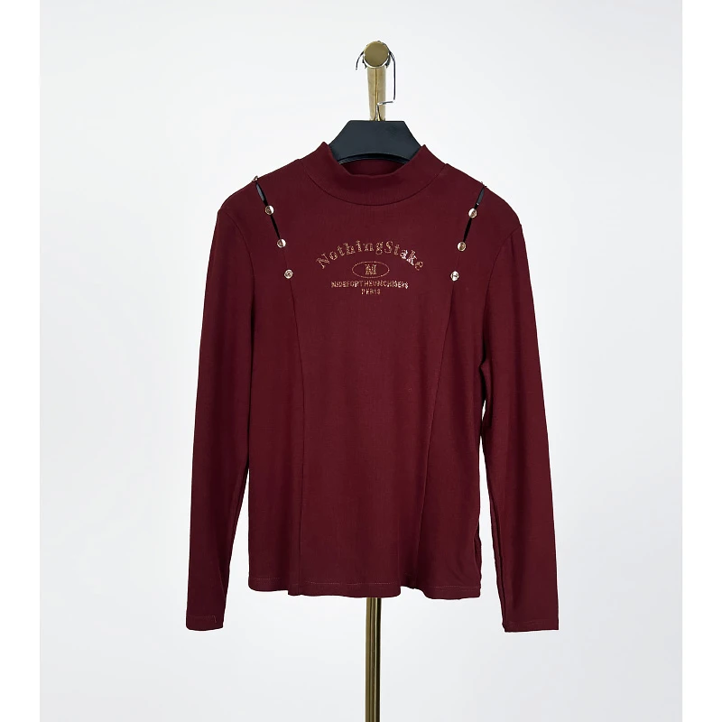 秋冬新款洋气时尚休闲百搭上衣 绮8940C