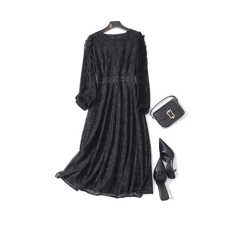 台湾品牌折扣秋冬新款连衣裙 贝8071P