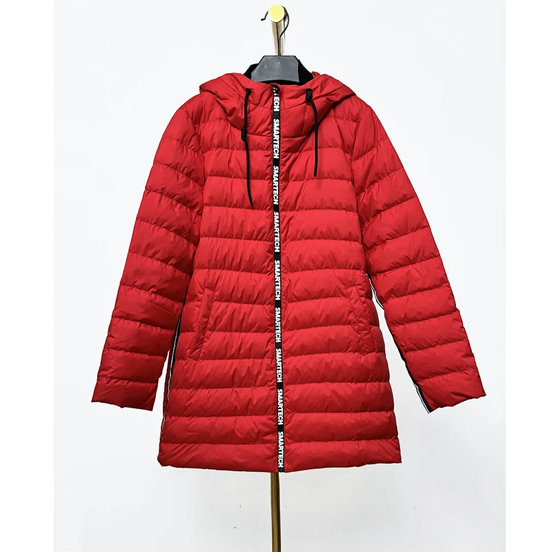 秋冬新款高级感时尚气质连帽羽绒服 赫 8552E