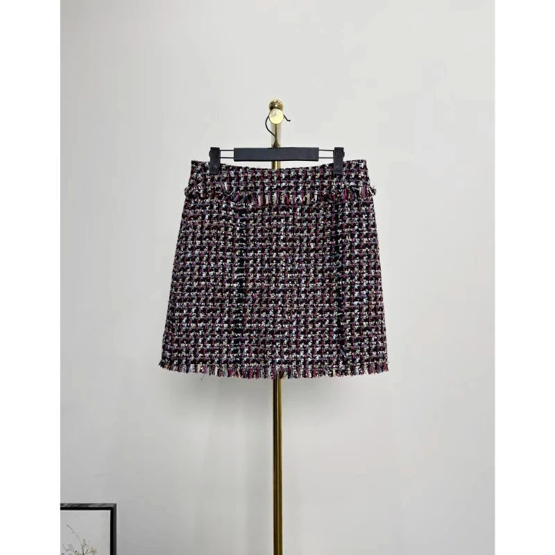 台湾品牌折扣秋冬新款短裙 贝8868J