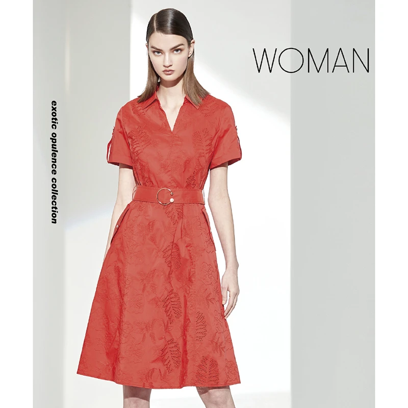 春夏新款时尚优雅气质连衣裙 赫1213P