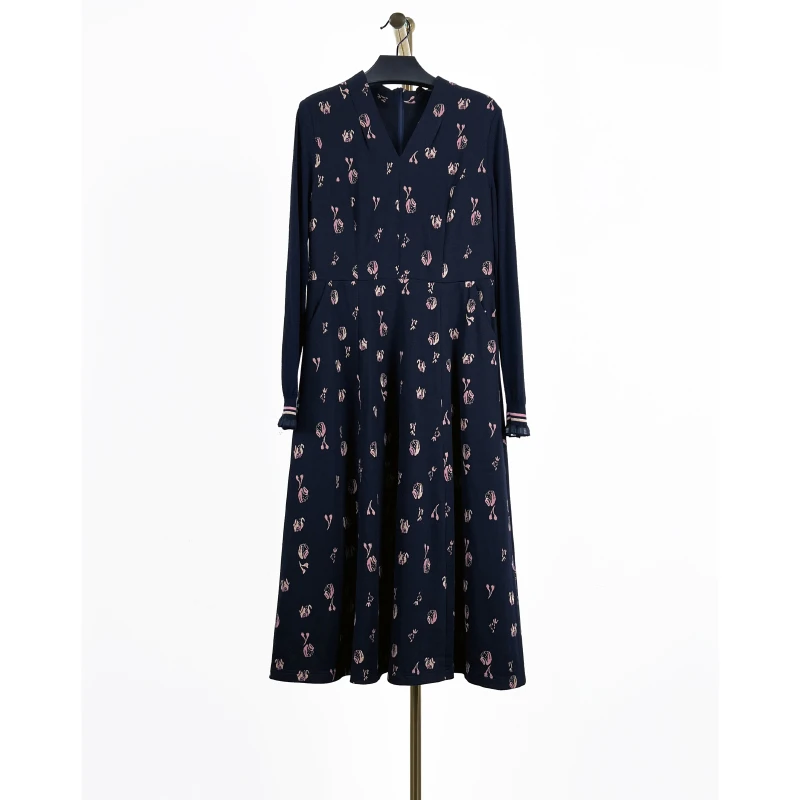 秋冬新款时尚连衣裙 若3178H