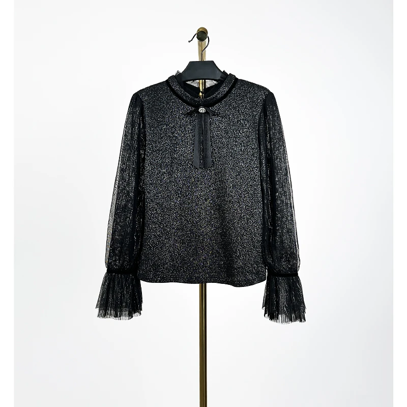 秋冬新款洋气时尚休闲百搭上衣 欧0183V