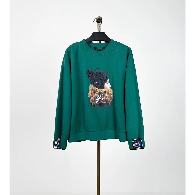 秋冬新款洋气时尚休闲百搭运动上衣 赫7708A