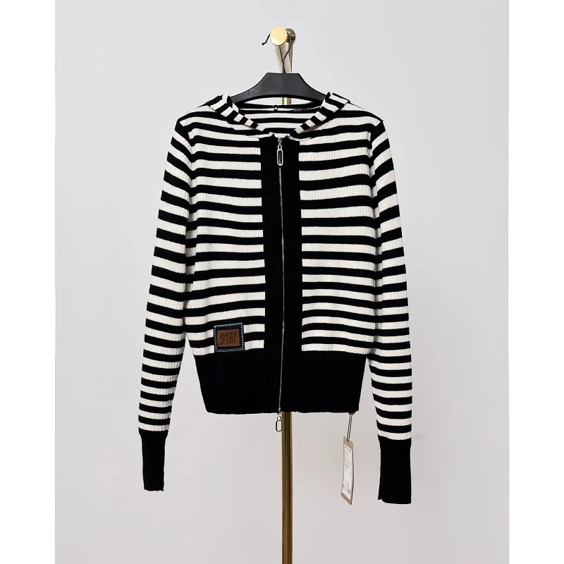 秋冬新款简约百搭时尚休闲气质开衫外套 赫8927E