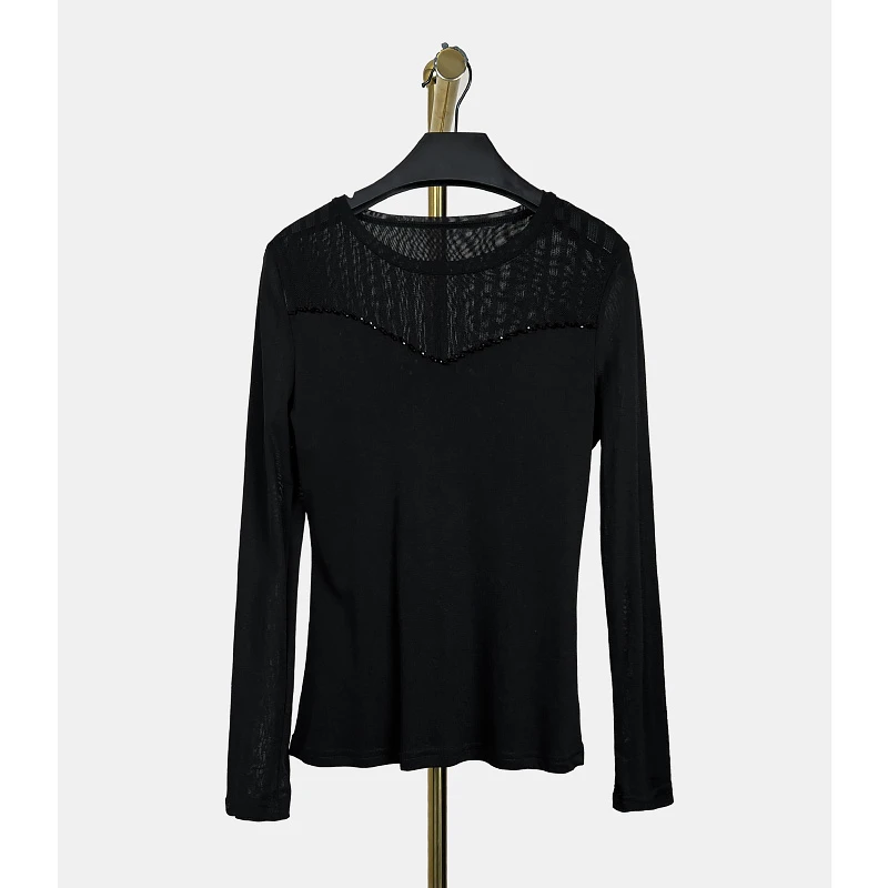 台湾品牌雪纺衫秋冬新款洋气高端上衣 绮8863C