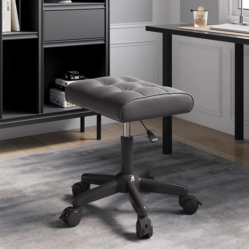 家长陪读椅学生书房座椅椅子家用凳升降小旋转椅办公脚踏带轮凳子