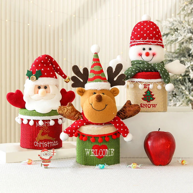 【韩美尚专属】圣诞节平安夜苹果礼盒苹果袋糖果儿童礼物罐