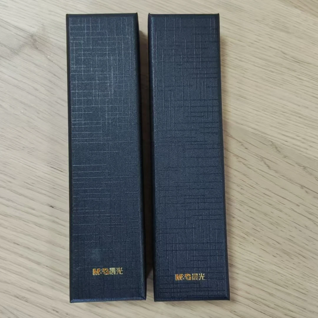 晨光经典金属钢笔黑色笔杆(明尖+暗尖)2盒