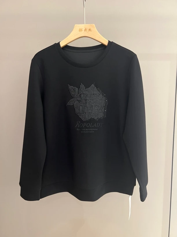 胖太太卫衣0810衣长65