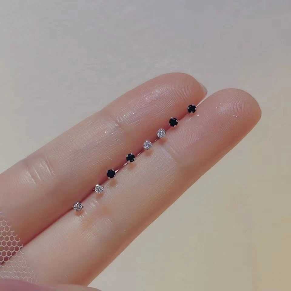 合金耳饰 养耳洞睡觉免摘气质迷你耳骨钉银针耳钉女耳环简约小巧