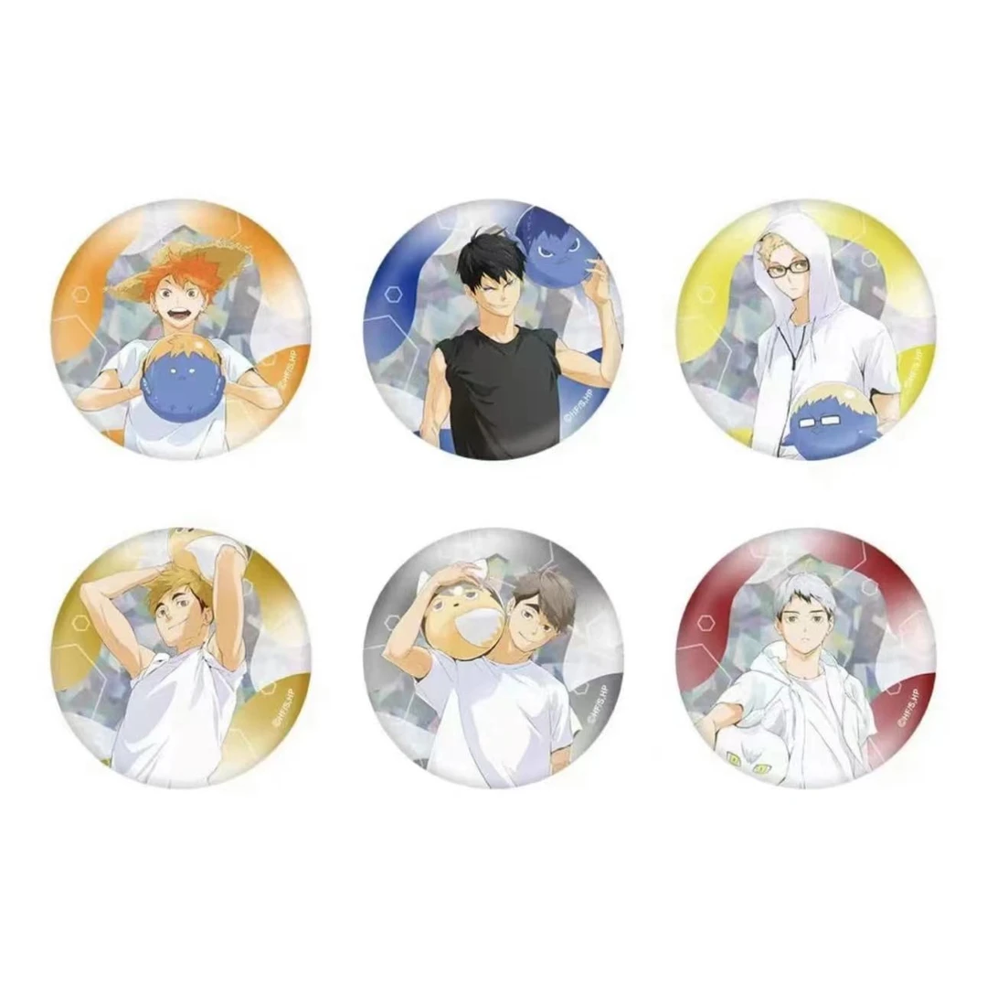 【排球少年】文房具 沙滩闪吧唧徽章（默认代拆，未成年人禁止下单)