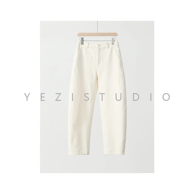 【折扣专区】高密21坑条灯芯绒九分香蕉裤23425901