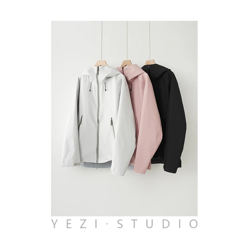 软壳三防户外冲锋衣春秋防水连帽保暖情侣外套24115506