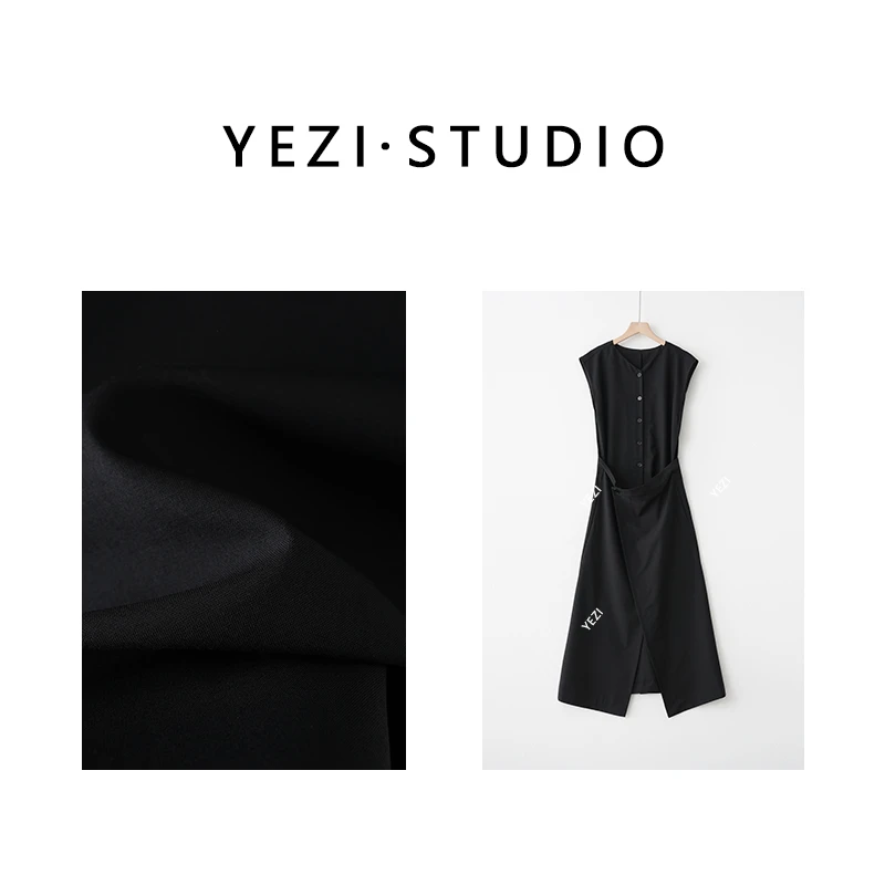 澳毛假两件显瘦气质长款连衣裙24231532