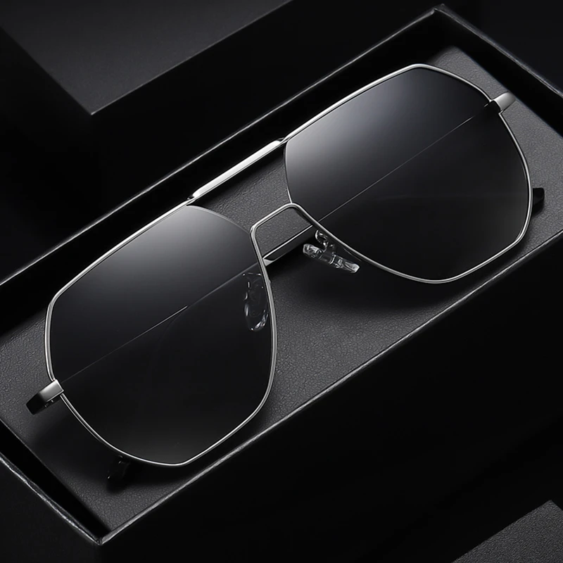 太阳眼镜男士开车专用新款男生防紫外线强光近视带有度数偏光墨镜