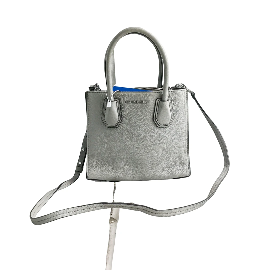 95新 MICHAEL KORS/迈克高仕 灰色皮质小手提包 70711