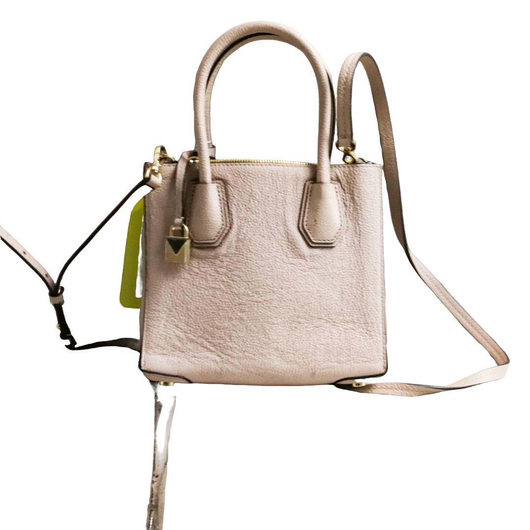 95新 MICHAEL KORS/迈克高仕 白色皮质斜挎包 102309