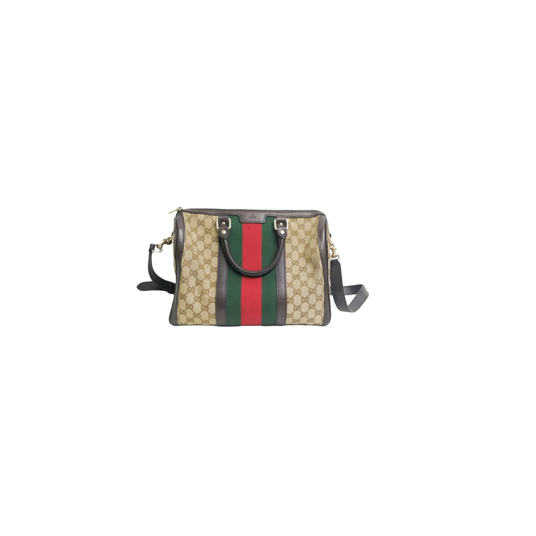 95新 GUCCI/古驰 老花波士顿包包23121613