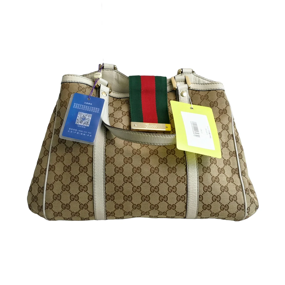 95新 GUCCI/GUCCI 白手提托特包24022415