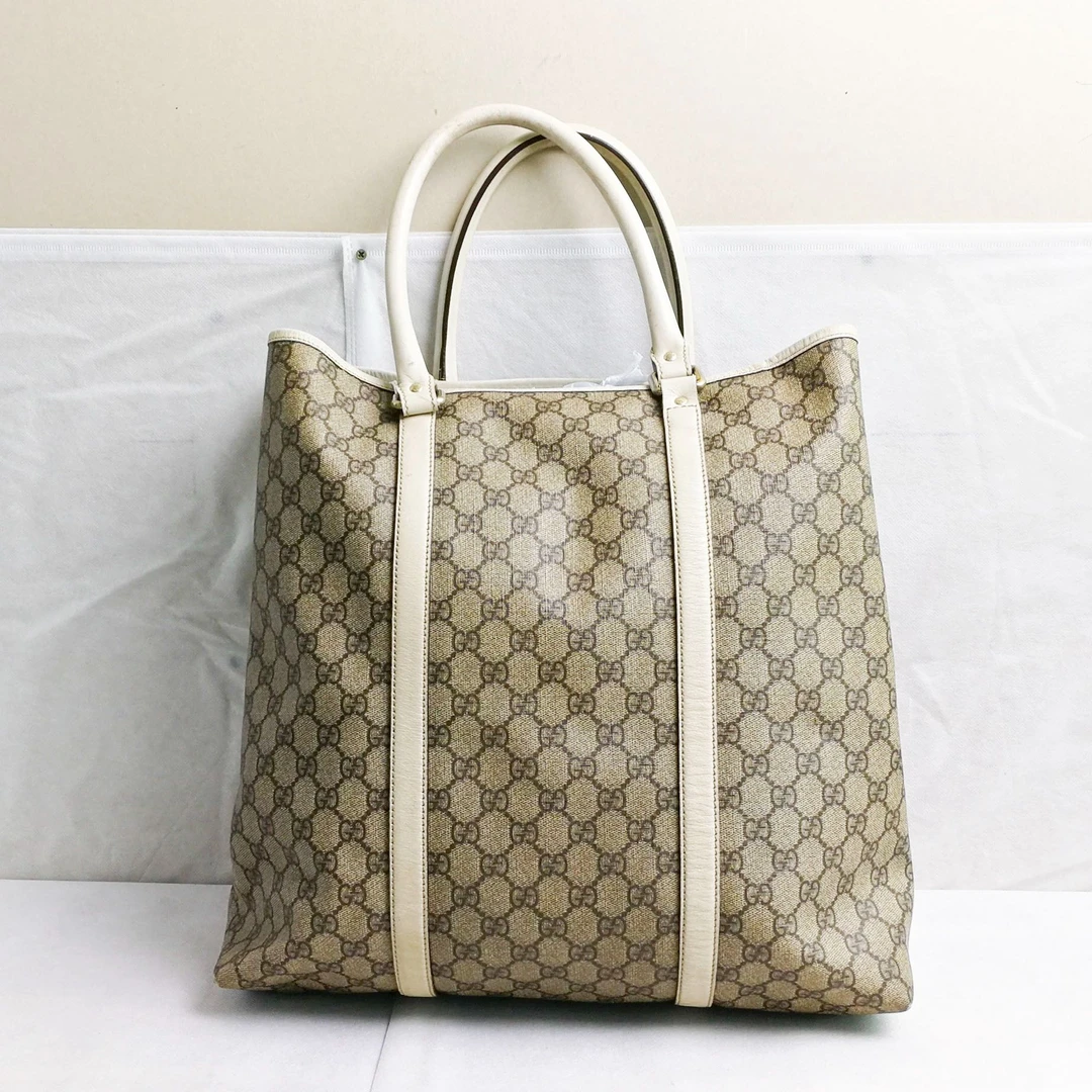 95新 GUCCI/古驰 白手提大琴谱包 30713
