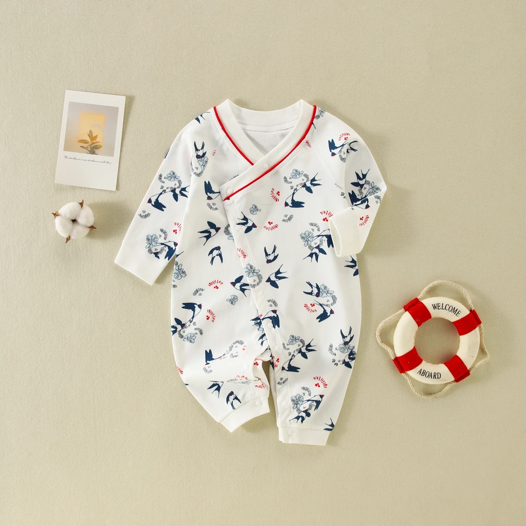 【四季舒绒连体衣22D57】#小厘米童品#婴儿衣服#纯棉A类#商超品质