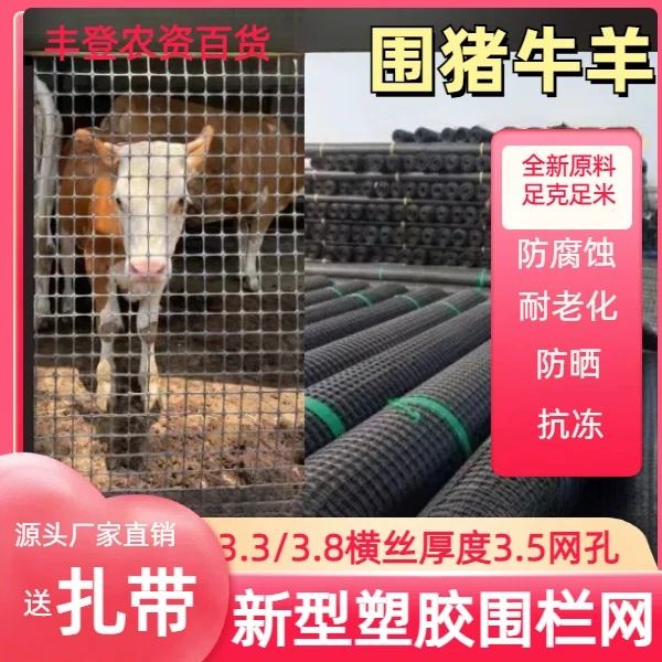 塑料网格圈玉米架子网阳台隔离围墙庭院栅栏防护鸡鸭养殖菜园围栏