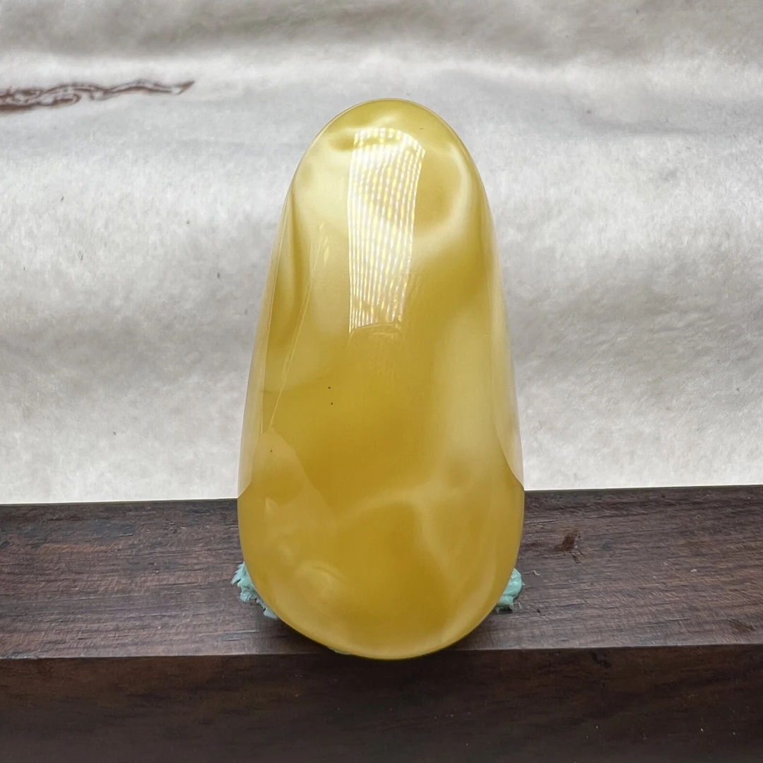 素面天然琥珀蜜蜡吊坠挂件女款百搭气质雕刻俏色手工精美复古