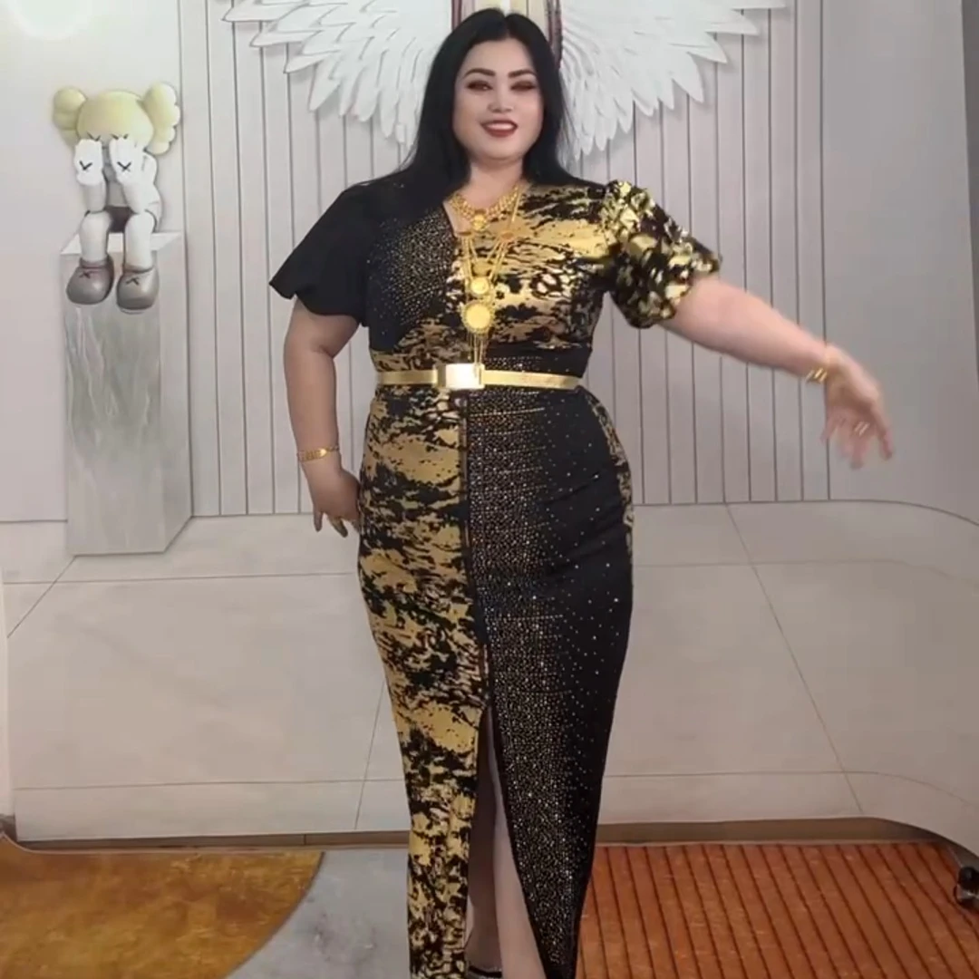 胖美女大码女装大码连衣裙