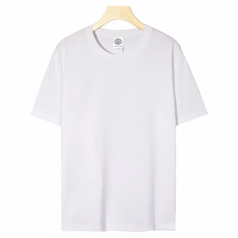 定制T恤短袖纯棉印字logo定做工作服夏班服广告文化园领工作服男