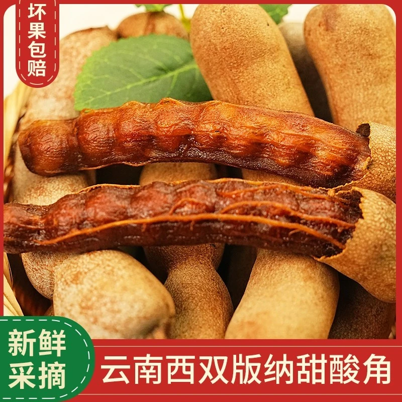 酸角云南特产美食甜酸角果脯罗望子休闲儿童孕妇零食新鲜产地发货