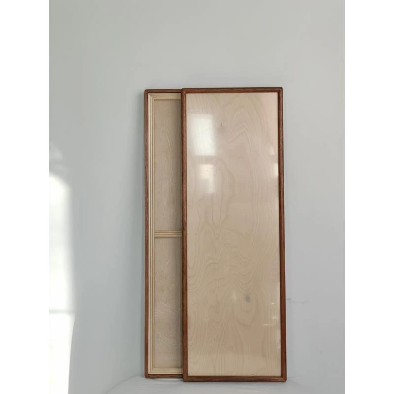 69*17实木榫卯相框字画书法装裱拓印装饰画框diy定制带卡纸