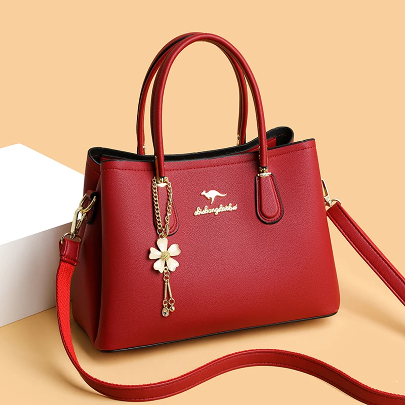 新款时尚复古单肩包高档气质百搭质感简约大气休闲中年女士包包