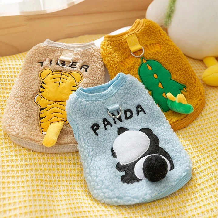 狗狗衣服秋冬款猫咪动物马甲泰迪比熊雪纳瑞柯基秋天冬装背心M446